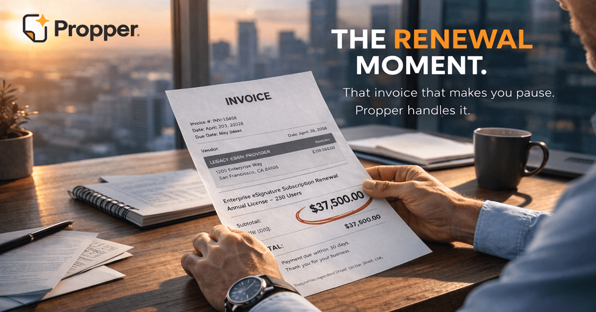 Propper vs. DocuSign: What Actually Changes When You Switch